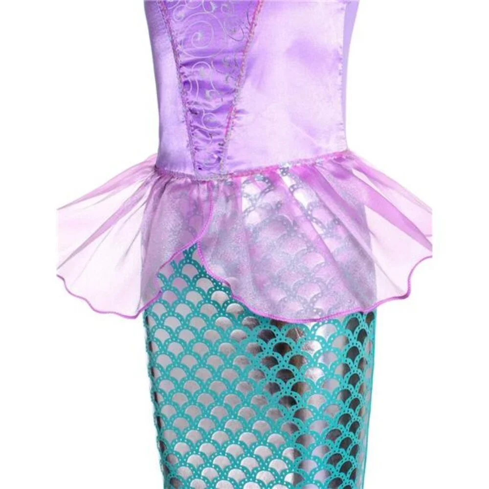 Little Girls Mermaid Princess Costume for Girls Dress Up Party with‎